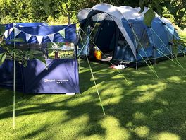 All set up and ready for a relaxing few days….