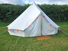 Tent on arrival