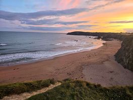 Local beach, 5 min walk from campsite