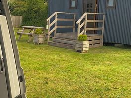 The toilet block