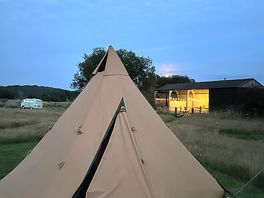 Tent and communal area