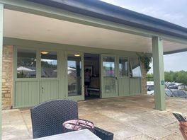 Beautiful cafe onsite.