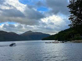 View from the lake front.
