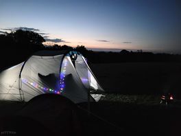 Camp site at night!