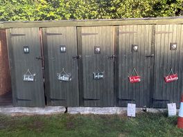 2 showers out of order. waited nearly 30 min when my turn.