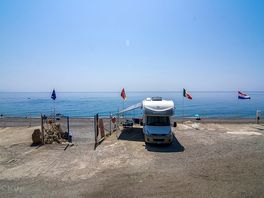 Pitches by the sea