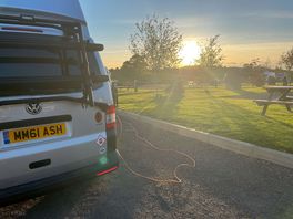 View from van pitch