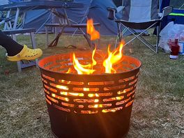 Chilling by the fire