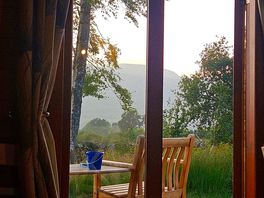View from inside tethara pod
