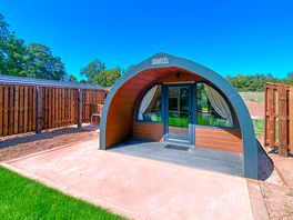 Pod in private outdoor space