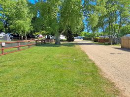 The site road.