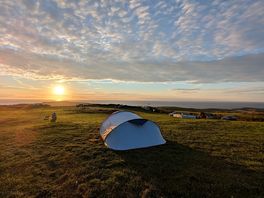 Campement avec vue.