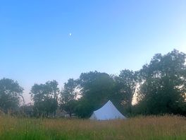 The bell tents looked amazing