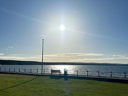 Burghead harbour view