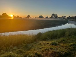 Morning river view