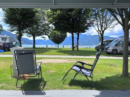 View from our pitch before anyone else turned up