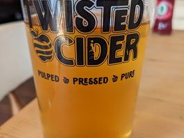 Excellent local cider