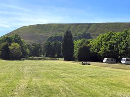 The site on a sunny day