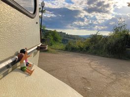 Vue sur les montagnes environnantes