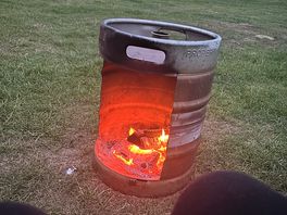 Rented a log burger and huge bag of log that lasted us 2 nights £18 ! great