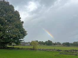 Rainbow on our walk near to the campsite