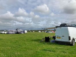 Large field with grass pitches