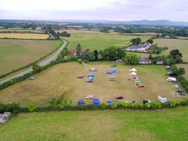 Drone shot of fairhaven campsite