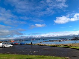 Views across the marina