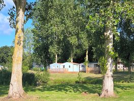 Huts near the pond