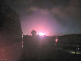 We were lucky to see a firework display