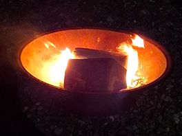 Camp fire.
