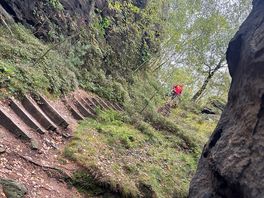 Walking to the viewpoint