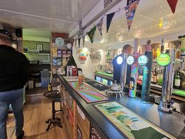 The peg and mallet onsite bar :)