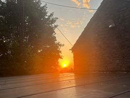 Sunset at the crown pub