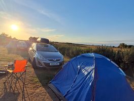 Sunshine and views was a bonus