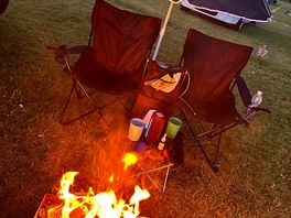 Evening fire