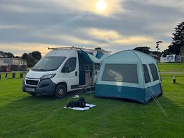 Set up for the weekend.