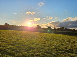 Sun setting