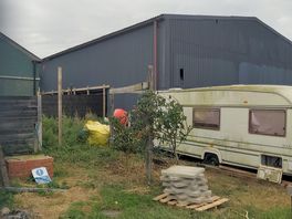 At the front of camping area