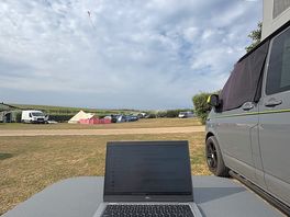 Couple of hours of work with a view