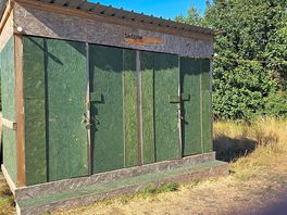 Composting toilet block