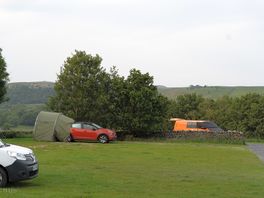 Optional electric hook up grass pitch