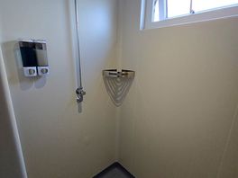 Clean and bright showers/toilets