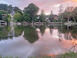 Adjacent lake
