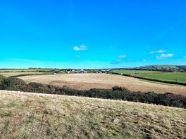 View of campsite from the hill to the west