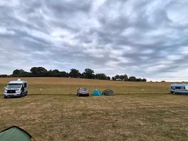 View from the marked out camping area.