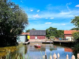 Boating on the pond