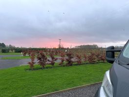 Sun setting