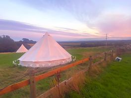 The bell tent at the view