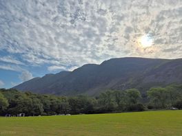 Looking up to illgill head from the campsite.